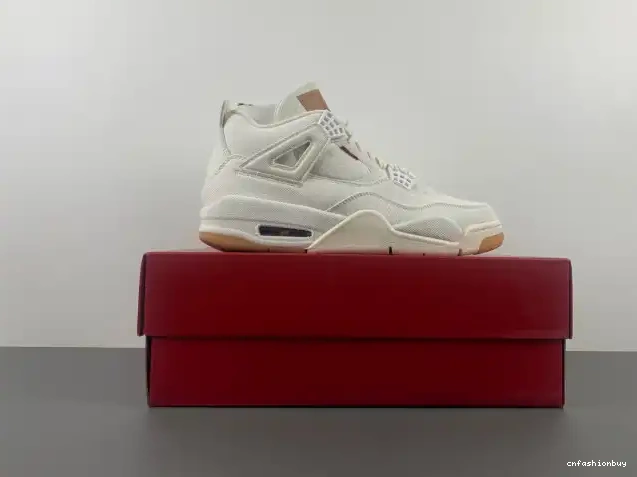 AO2571-100 Jordan 4 Levi's Air 'White' x 0629